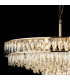 Vivienne 70cm Pendant/Semi Flush 1E14 French Gold/Crystal