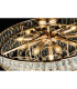 Vivienne 70cm Pendant/Semi Flush 1E14 French Gold/Crystal