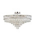 Vivienne 70cm Pendant/Semi Flush 1E14 Polished NIckel/Crystal