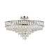 Vivienne 70cm Pendant/Semi Flush 1E14 Polished NIckel/Crystal
