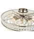 Vivienne 70cm Pendant/Semi Flush 1E14 Polished NIckel/Crystal