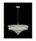 Vivienne 70cm Pendant/Semi Flush 1E14 Polished NIckel/Crystal