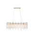 Wisteria Oval Pendant 16 Light E14 French Gold / Crystal Item Weight: 21.1kg-1