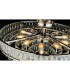 Vivienne 70cm Pendant/Semi Flush 1E14 Polished NIckel/Crystal