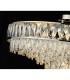 Vivienne 70cm Pendant/Semi Flush 1E14 Polished NIckel/Crystal