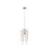 Wisteria 15cm Round Pendant E14 French Gold / Crystal-4
