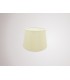 Dual Mount Round Empire, 240, 300 x 200mm Faux Silk Fabric Shade, Ivory Pearl, White Laminate - 2