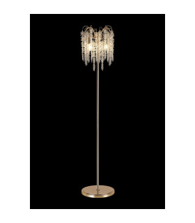 Wisteria Floor Lamp 4 Light E14 French Gold / Crystal Item Weight: 15.38kg-2