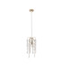 Wisteria 15cm Round Pendant E14 French Gold / Crystal-5