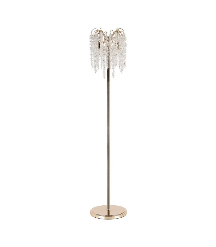 Wisteria Floor Lamp 4 Light E14 French Gold / Crystal Item Weight: 15.38kg-4