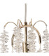 Wisteria 15cm Round Pendant E14 French Gold / Crystal-6