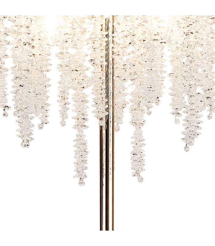 Wisteria Floor Lamp 4 Light E14 French Gold / Crystal Item Weight: 15.38kg-5