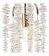 Wisteria 15cm Round Pendant E14 French Gold / Crystal-7