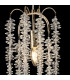 Wisteria 15cm Round Pendant E14 French Gold / Crystal-11