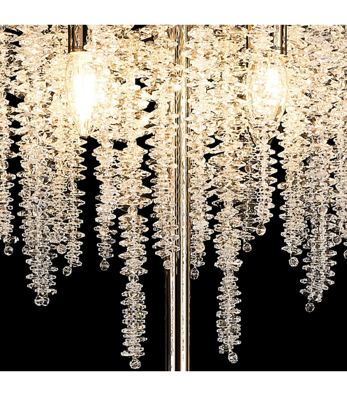 Wisteria Floor Lamp 4 Light E14 French Gold / Crystal Item Weight: 15.38kg-10