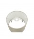 Dual Mount Round Empire, 240, 300 x 200mm Faux Silk Fabric Shade, Ivory Pearl, White Laminate - 5