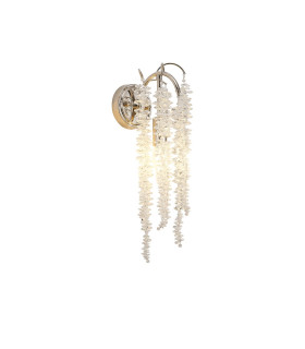Wisteria Wall Lamp E14 Polished Nickel / Crystal-1