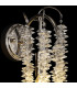 Wisteria Wall Lamp E14 Polished Nickel / Crystal-8