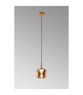 Andromeda Single Pendant 5W LED 3000K 500lm Light Gold/Copper/Frosted 3yrs Warranty-2