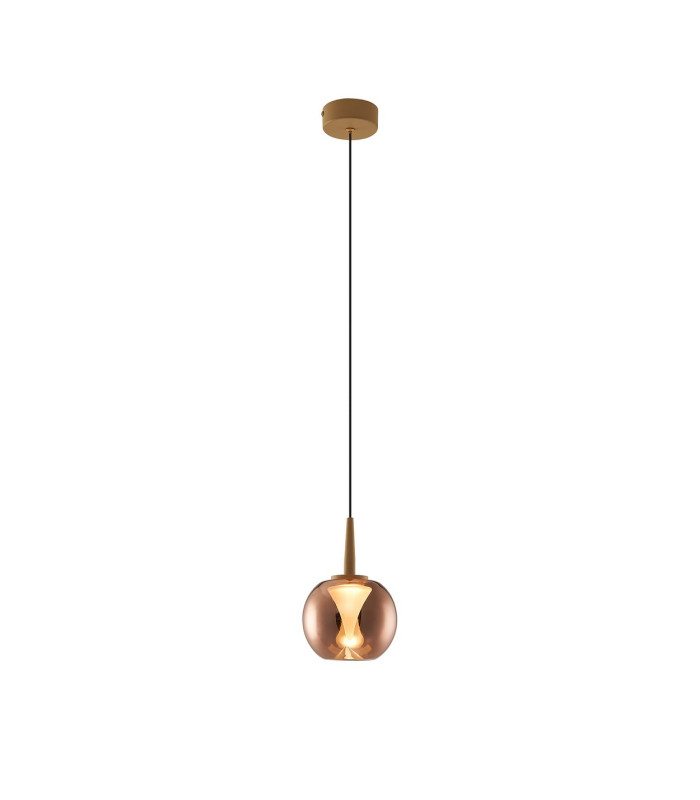Andromeda Single Pendant 5W LED 3000K 500lm Light Gold/Copper/Frosted 3yrs Warranty-4