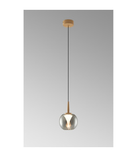 Andromeda Single Pendant 5W LED 3000K 500lm Light Gold/Chrome/Frosted 3yrs Warranty-2