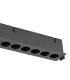 Blau Linear Recessed Spotlight 10 Light 24W LED 3000K 1680lm Cut Out: L:280mm x W:40mm Black Driver Included-4
