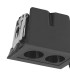 Blau Linear Recessed Spotlight 2 Light 6W LED 3000K 360lm Cut Out: L:60mm x W:40mm Black Driver Included-5