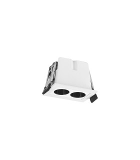 Blau Linear Recessed Spotlight 2 Light 6W LED 3000K 360lm Cut Out: L:60mm x W:40mm White Driver Included-1