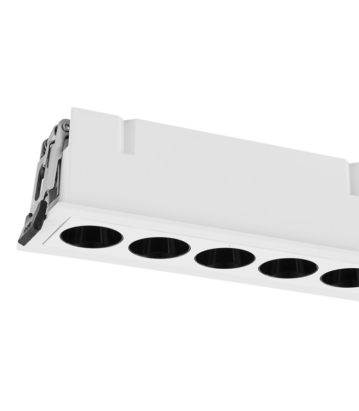 Blau Linear Recessed Spotlight 5 Light 12W LED 3000K 840lm Cut Out: L:145mm x W:40mm White Driver Included-5