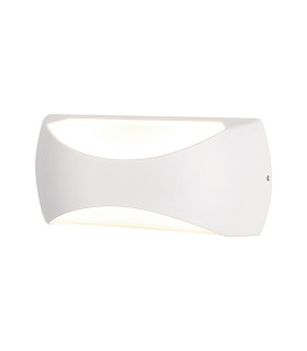 Butan Wall Lamp 2 x 6W LED 3000K 1000lm IP65 Matt White 3yrs Warranty-1