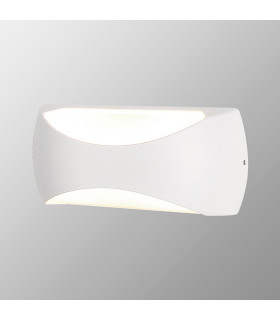Butan Wall Lamp 2 x 6W LED 3000K 1000lm IP65 Matt White 3yrs Warranty-2