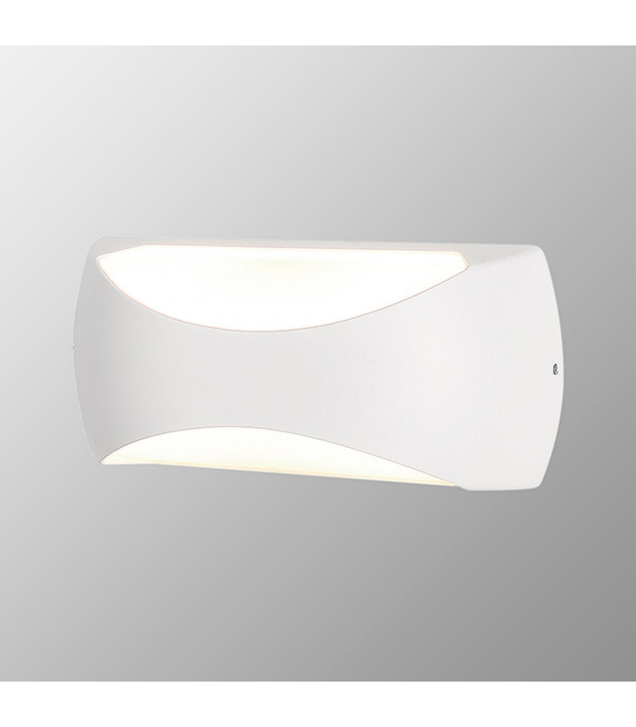 Butan Wall Lamp 2 x 6W LED 3000K 1000lm IP65 Matt White 3yrs Warranty-2