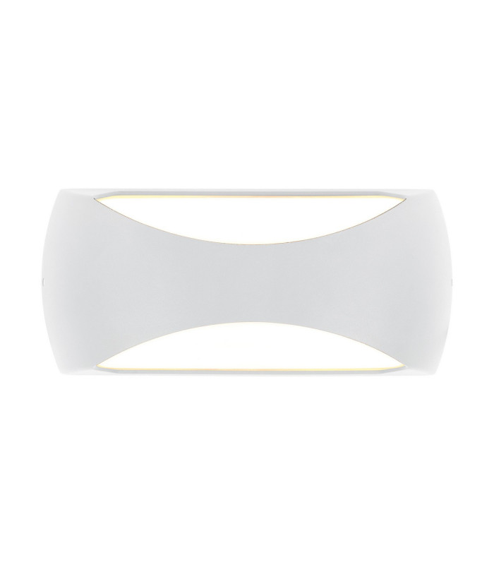 Butan Wall Lamp 2 x 6W LED 3000K 1000lm IP65 Matt White 3yrs Warranty-4