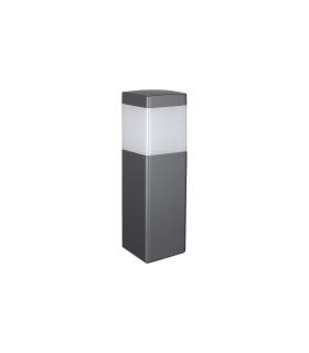 Chicago 35cm Square Post Lamp 1 x E27 IP65 Anthracite 2yrs Warranty-1