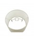 Dual Mount Round Empire, 280, 350 x 220mm Faux Silk Fabric Shade, Ivory Pearl, White Laminate - 5