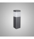 Chicago 35cm Square Post Lamp 1 x E27 IP65 Anthracite 2yrs Warranty-2