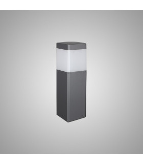 Chicago 35cm Square Post Lamp 1 x E27 IP65 Anthracite 2yrs Warranty-2