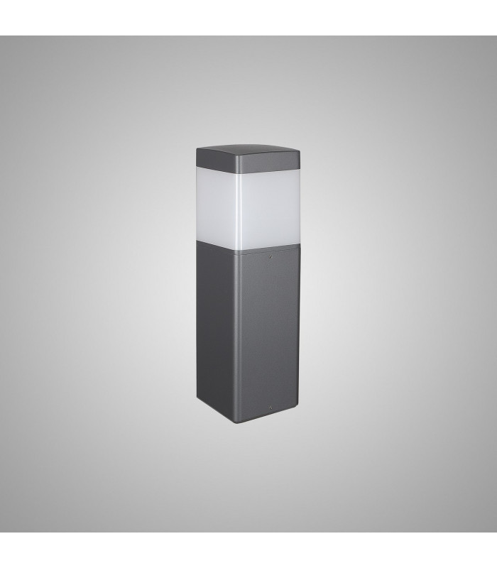 Chicago 35cm Square Post Lamp 1 x E27 IP65 Anthracite 2yrs Warranty-2