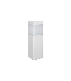 Chicago 35cm Square Post Lamp 1 x E27 IP65 Matt White 2yrs Warranty-1