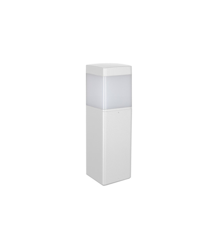 Chicago 35cm Square Post Lamp 1 x E27 IP65 Matt White 2yrs Warranty-1