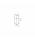 Chicago 35cm Square Post Lamp 1 x E27 IP65 Matt White 2yrs Warranty-3