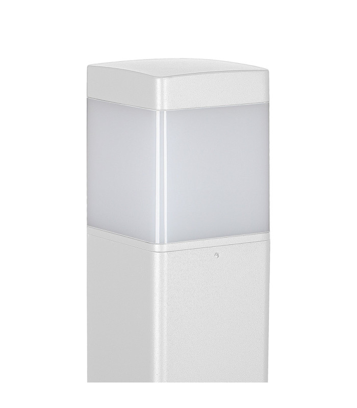 Chicago 35cm Square Post Lamp 1 x E27 IP65 Matt White 2yrs Warranty-4