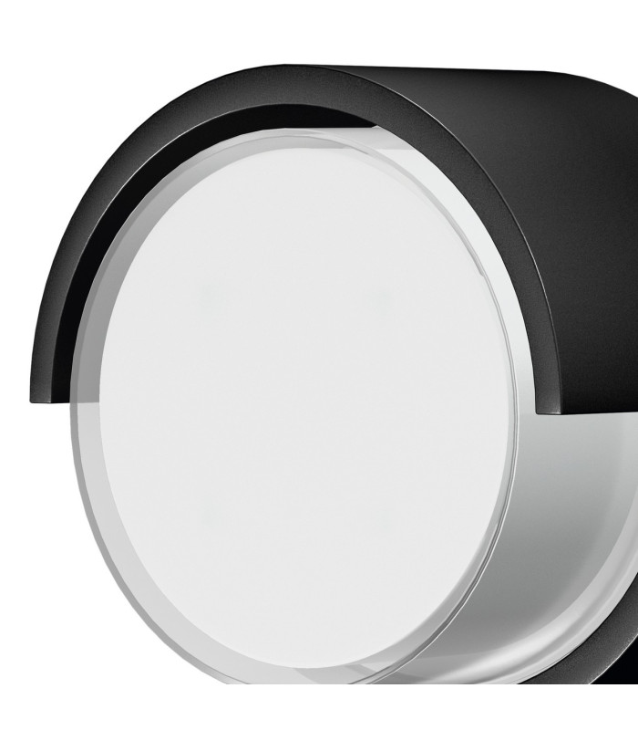 Creek Round Top Frame Wall Light 15W LED CCT Switchable 2700/3300/4000K 1000lm IP65 Black 3yrs Warranty-4