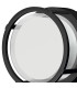 Creek Round Open Frame Ceiling/Wall Light 15W LED CCT Switchable 2700/3300/4000K 1200lm IP65 Black 3yrs Warranty-4