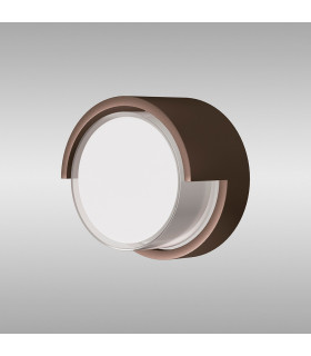 Creek Round Top Frame Wall Light 15W LED CCT Switchable 2700/3300/4000K 1000lm IP65 Rust Brown 3yrs Warranty-2