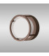 Creek Round Open Frame Ceiling/Wall Light 15W LED CCT Switchable 2700/3300/4000K 1200lm IP65 Rust Brown-2