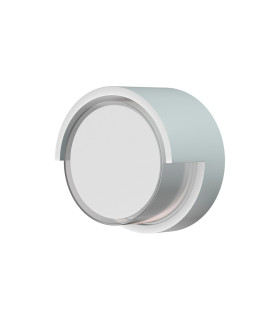 Creek Round Top Frame Wall Light 15W LED CCT Switchable 2700/3300/4000K 1000lm IP65 White 3yrs Warranty-1