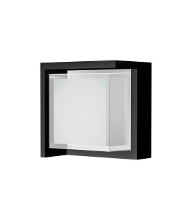 Creek Diamond Top Frame Wall Light 15W LED CCT Switchable 2700/3300/4000K 1000lm IP65 Black 3yrs Warranty-1