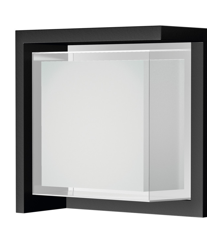 Creek Diamond Top Frame Wall Light 15W LED CCT Switchable 2700/3300/4000K 1000lm IP65 Black 3yrs Warranty-4