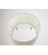 Dual Mount Round Empire, 280, 350 x 220mm Faux Silk Fabric Shade, Ivory Pearl, White Laminate - 10